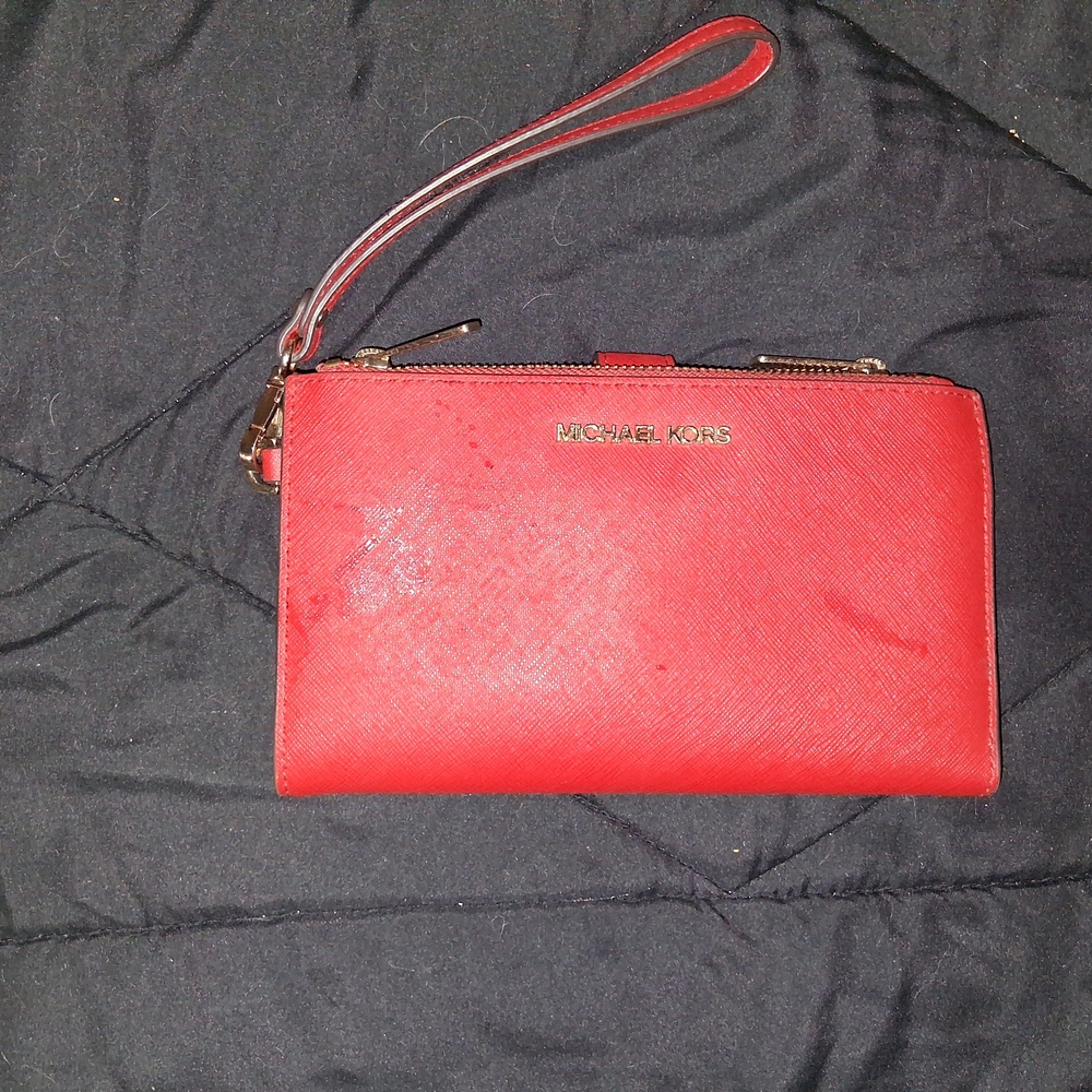 Michael Kors Scarlet Wristlet Clutch